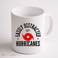 Easily Distracted By Hurricanes Hurricane Season Fun Weather Coffee Mug thumb 1