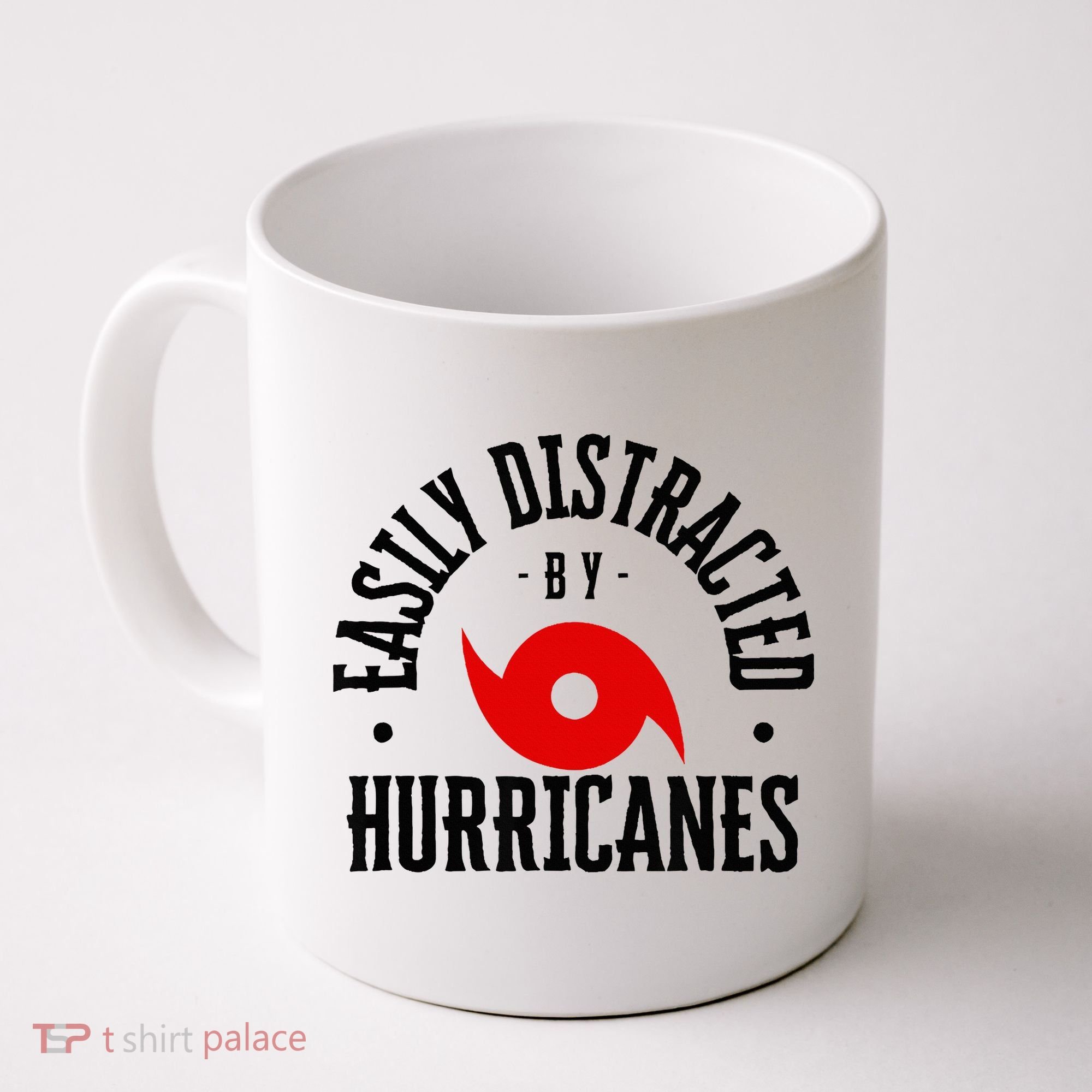 Easily Distracted By Hurricanes Hurricane Season Fun Weather Coffee Mug