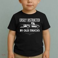Easily Distracted By Old Pick Up Trucks Classic Pickup Toddler T-Shirt thumb 2