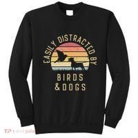 Easily Distracted By Birds And Dogs I Like Heart Bird Dog Sweatshirt thumb 0