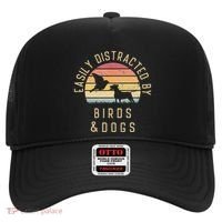 Easily Distracted By Birds And Dogs I Like Heart Bird Dog Hat thumb 0