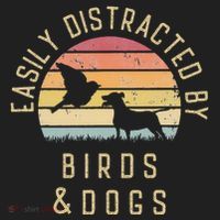 Easily Distracted By Birds And Dogs I Like Heart Bird Dog Hat thumb 2