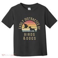 Easily Distracted By Birds And Dogs I Like Heart Bird Dog Toddler T-Shirt thumb 0