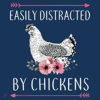 Easily Distracted By Chickens For Chicken Lovers Funny Kids Hoodie thumb 5
