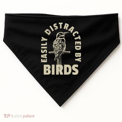 Easily Distracted By Birds USA-Made Doggie Bandana