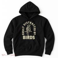 Easily Distracted By Birds Hoodie thumb 0