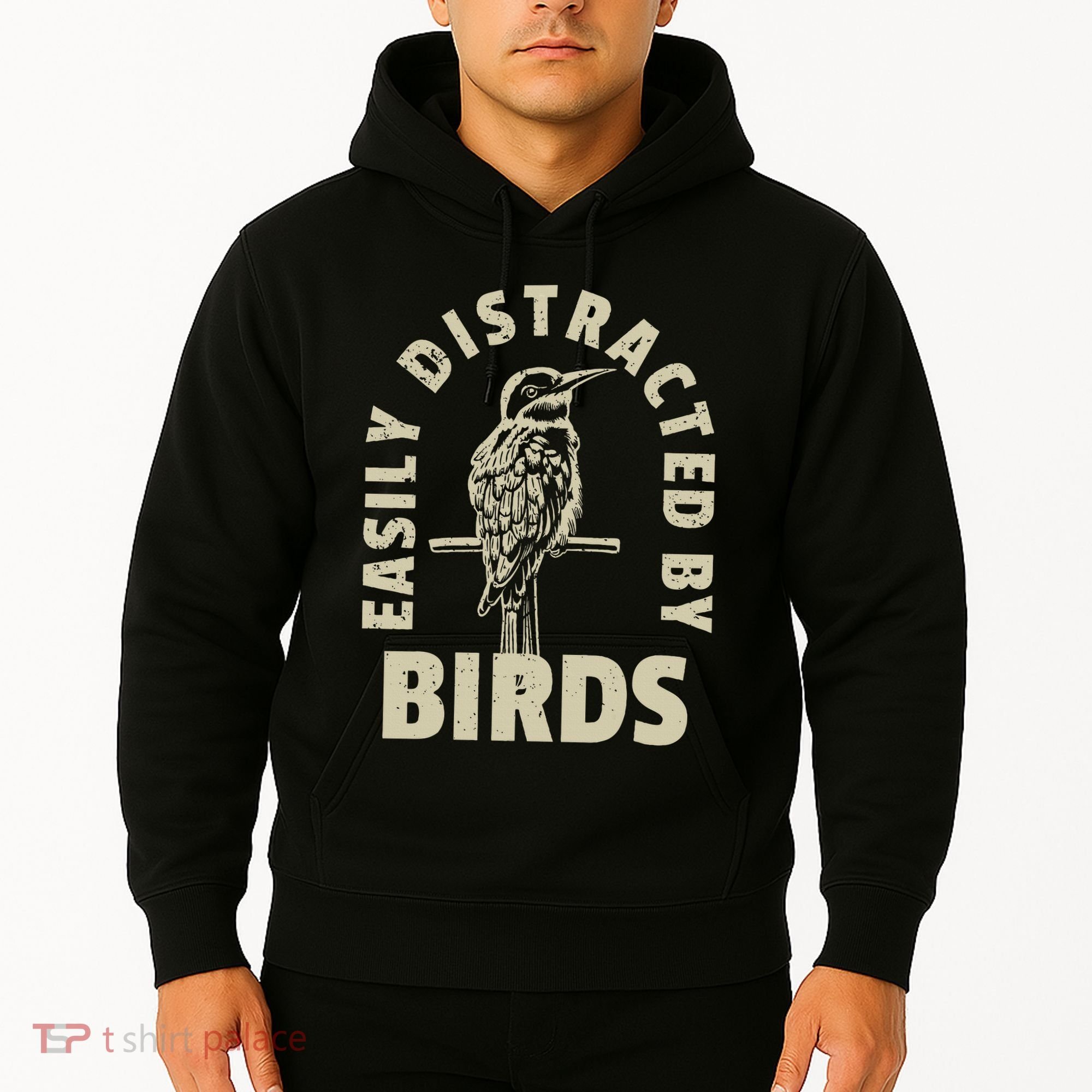Easily Distracted By Birds Hoodie