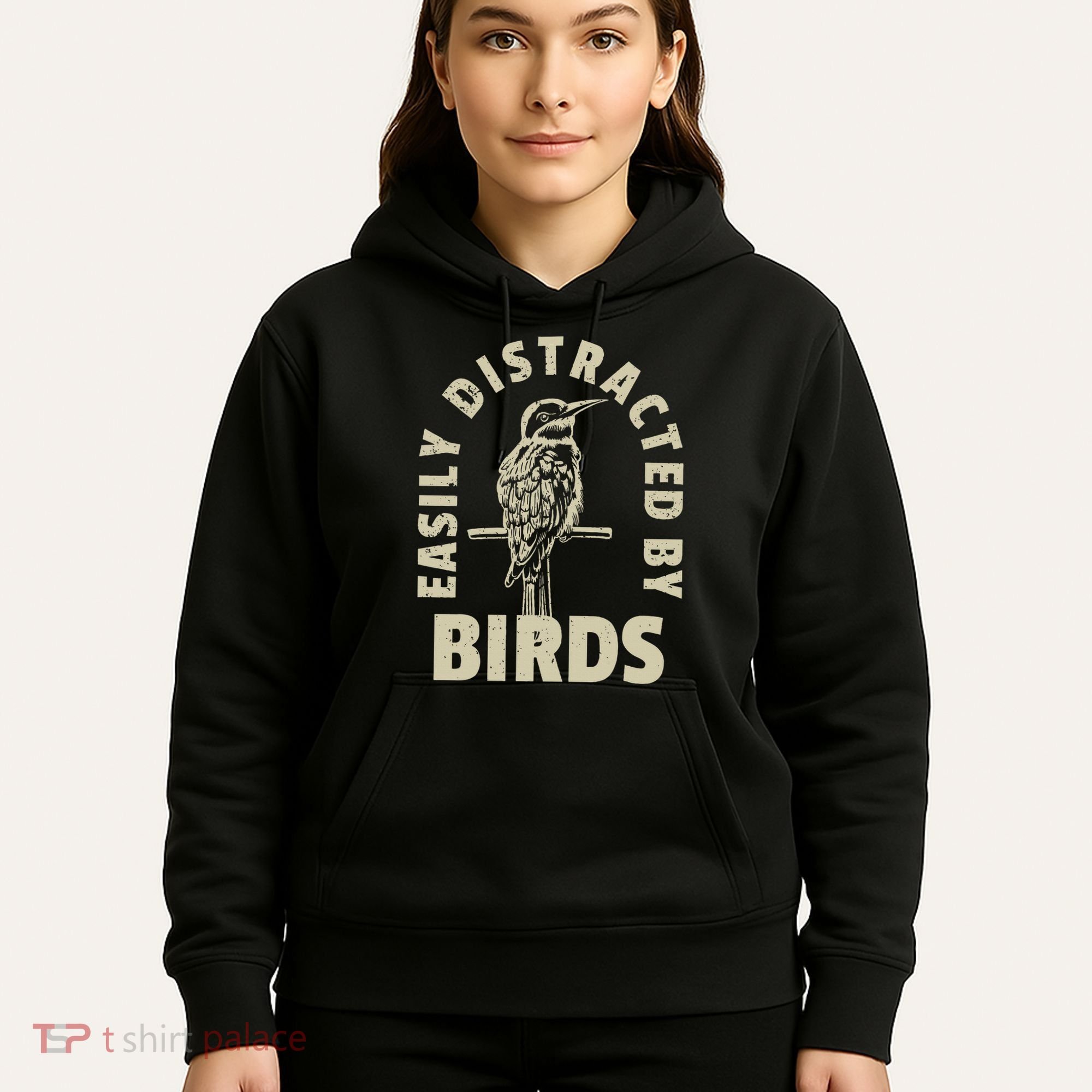 Easily Distracted By Birds Hoodie