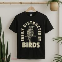 Easily Distracted By Birds T-Shirt thumb 2