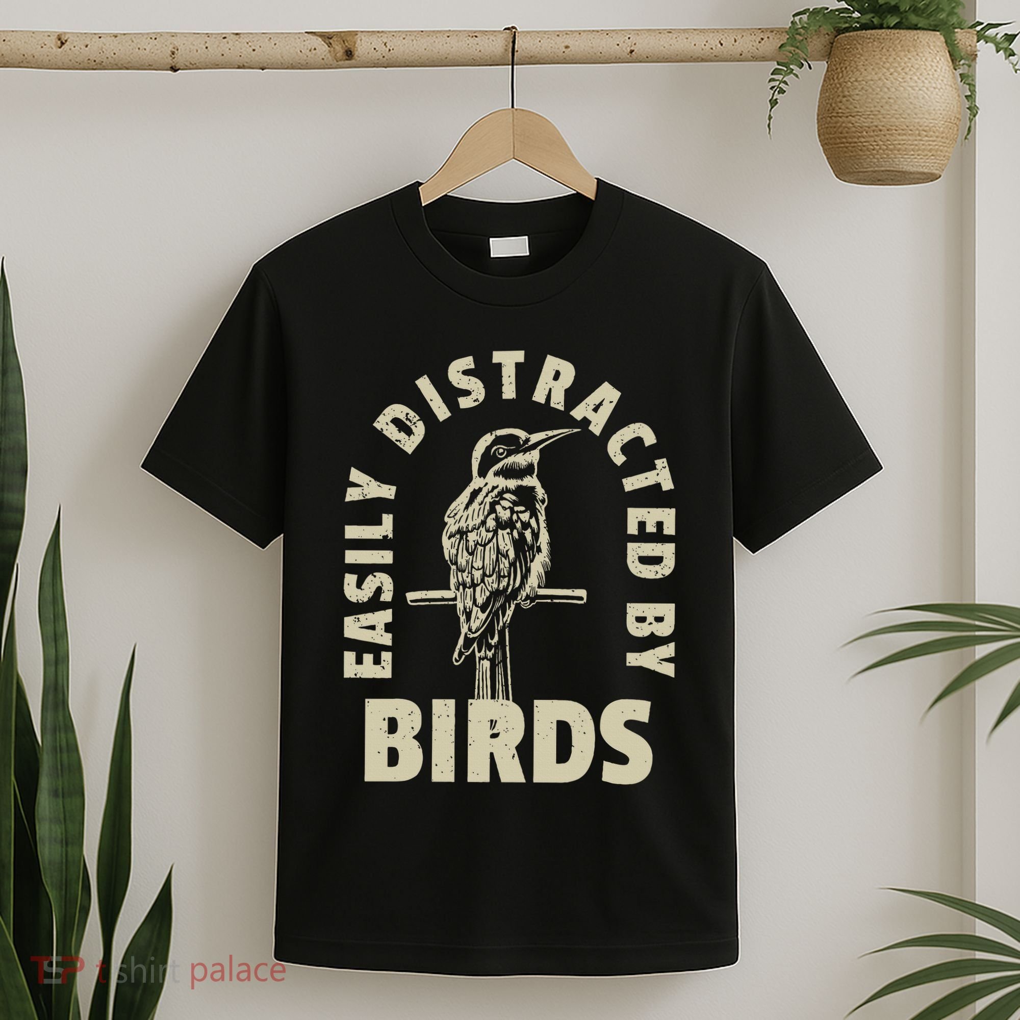 Easily Distracted By Birds T-Shirt