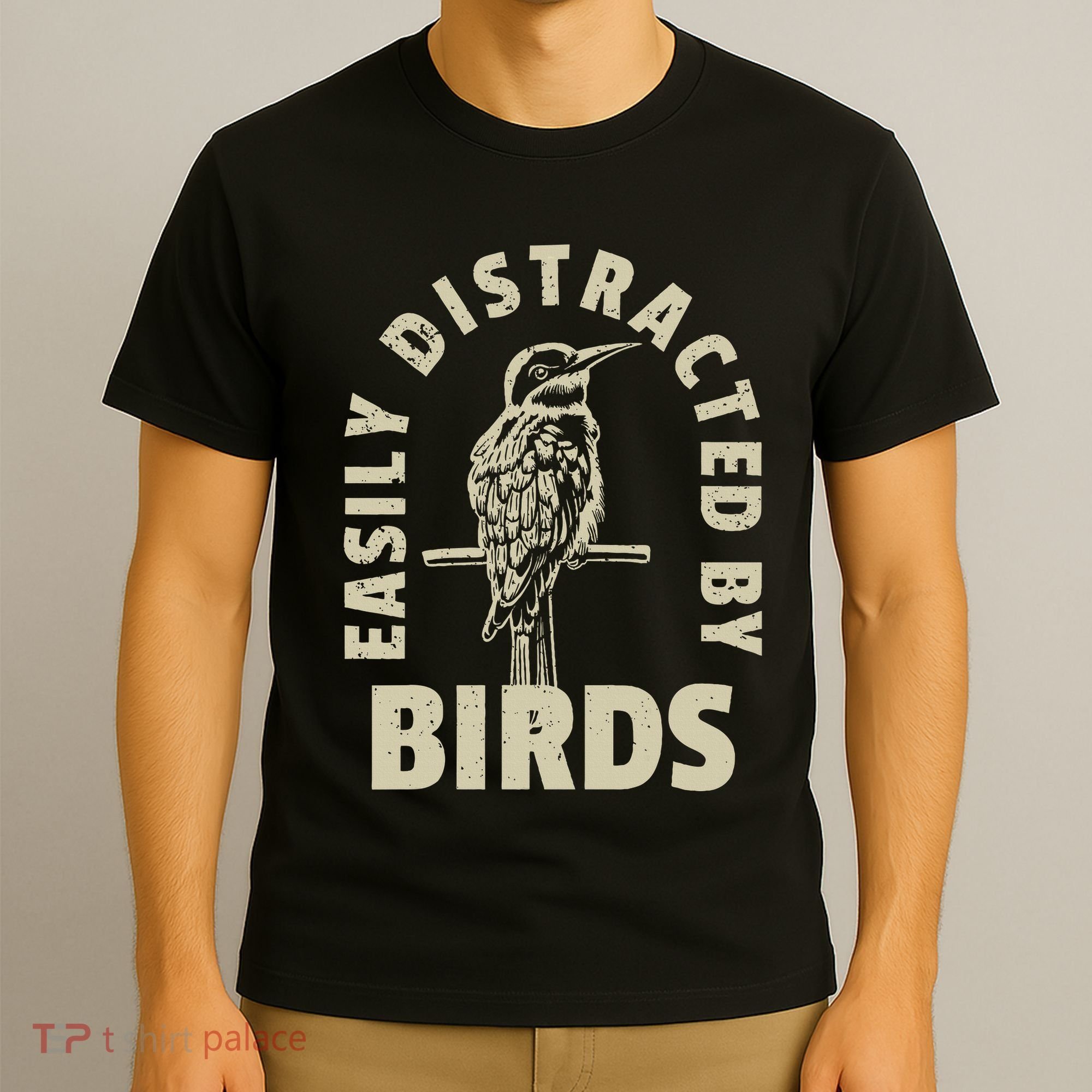 Easily Distracted By Birds T-Shirt