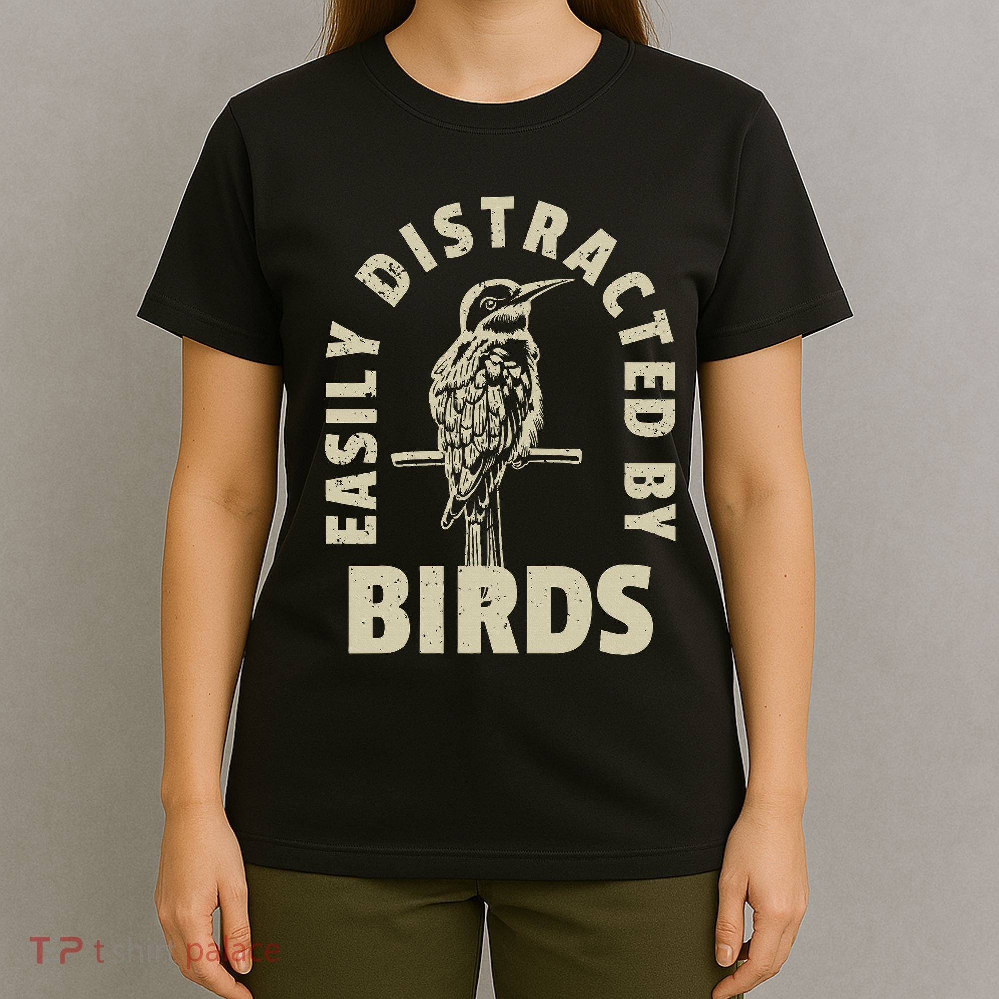 Easily Distracted By Birds T-Shirt
