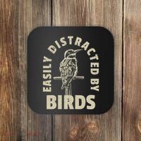 Easily Distracted By Birds Coaster thumb 0