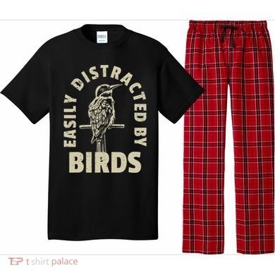 Easily Distracted By Birds Pajama Set