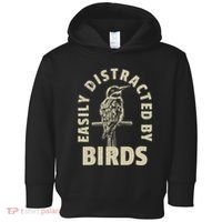 Easily Distracted By Birds Toddler Hoodie thumb 0