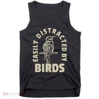 Easily Distracted By Birds Tank Top thumb 0