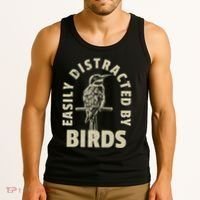 Easily Distracted By Birds Tank Top thumb 3