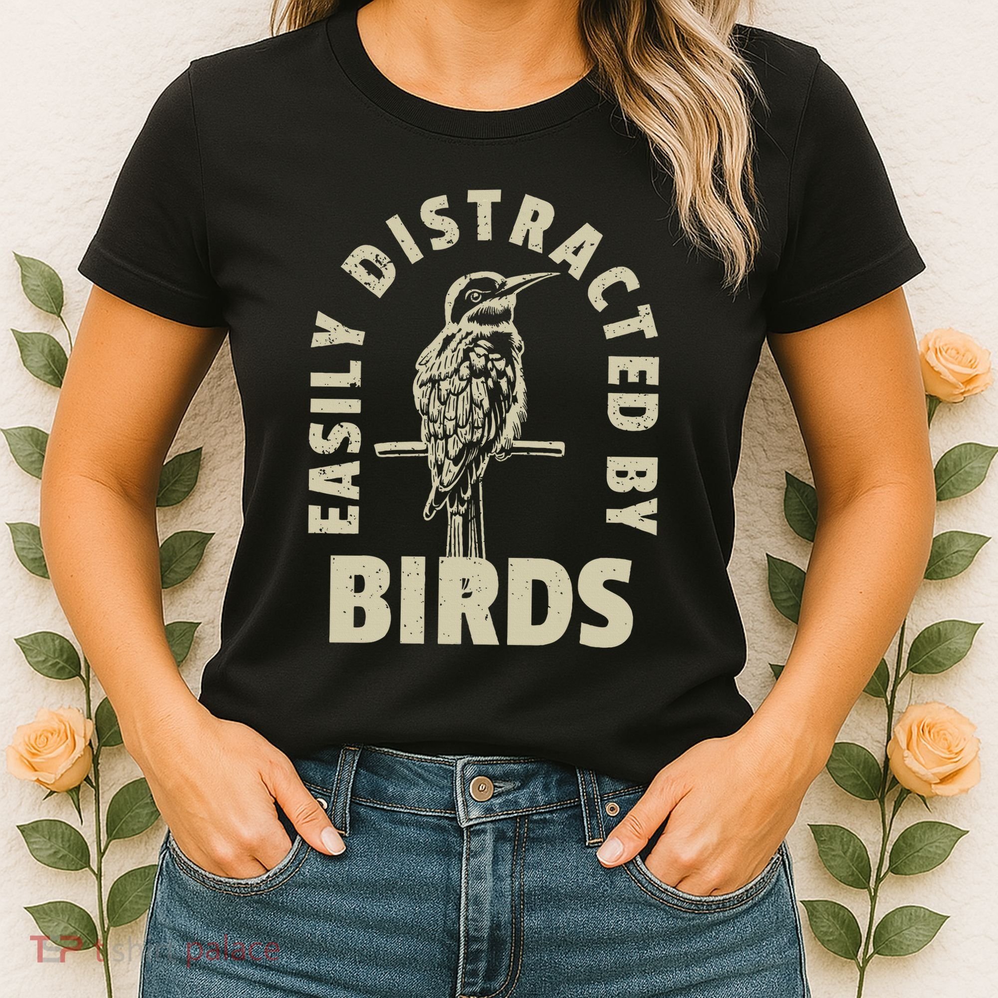 Easily Distracted By Birds Women's T-Shirt