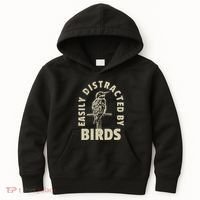 Easily Distracted By Birds Kids Hoodie thumb 0