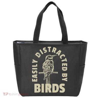 Easily Distracted By Birds Tote Bag