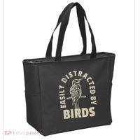 Easily Distracted By Birds Tote Bag thumb 2