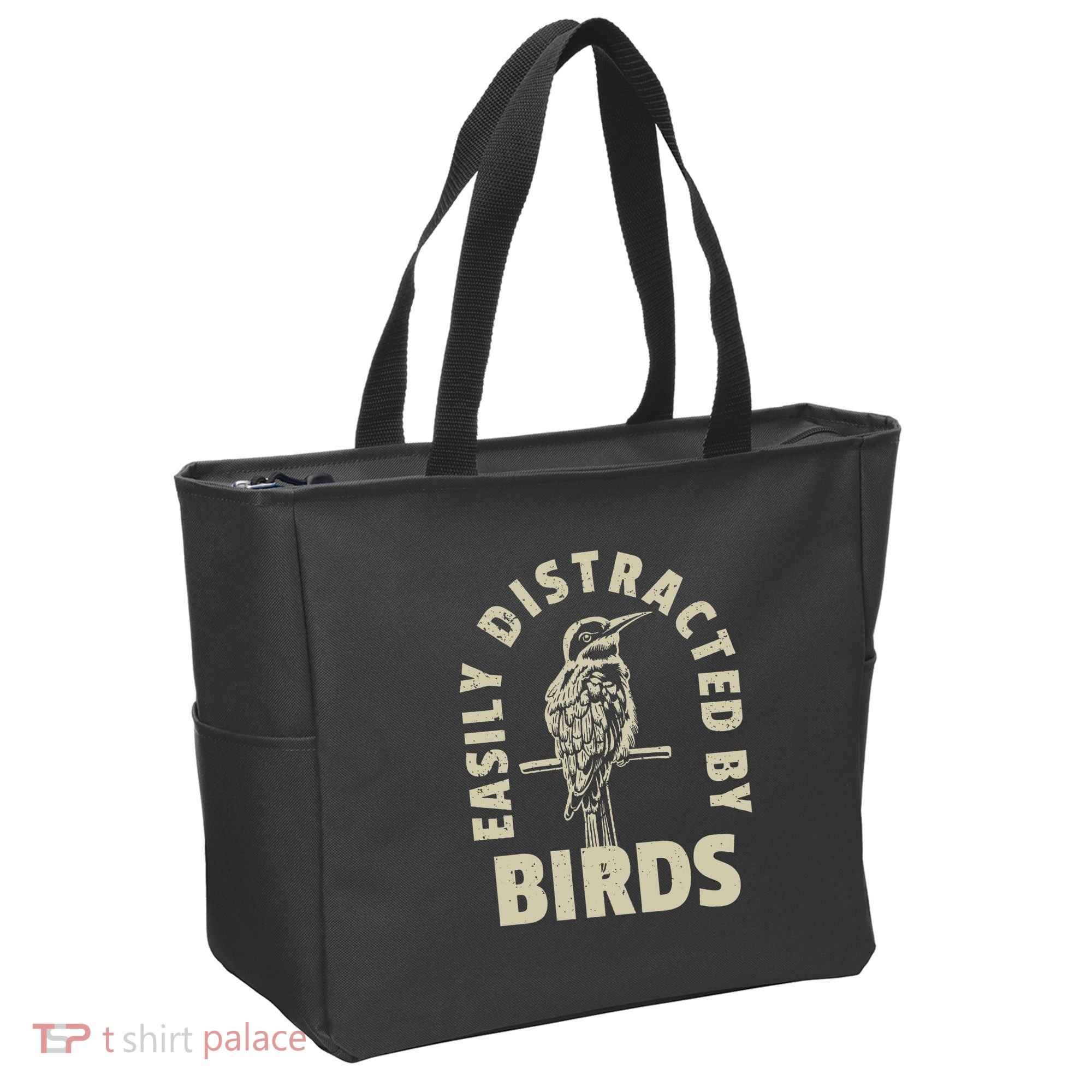 Easily Distracted By Birds Tote Bag