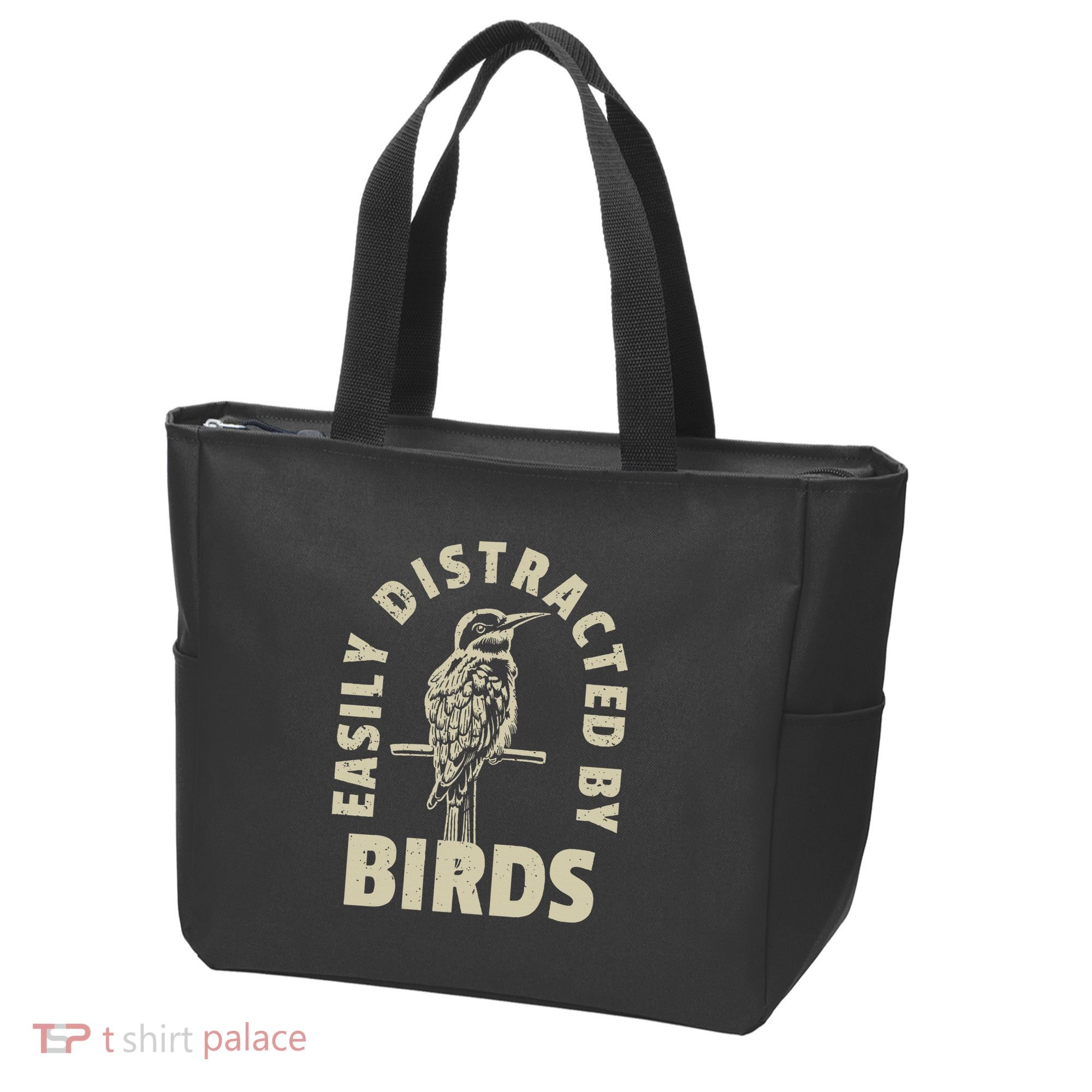 Easily Distracted By Birds Tote Bag