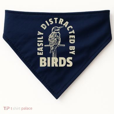 Easily Distracted By Birds USA-Made Doggie Bandana