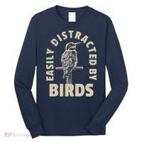 Easily Distracted By Birds Long Sleeve Shirt thumb 0