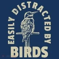 Easily Distracted By Birds Coaster thumb 2