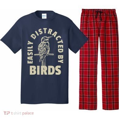 Easily Distracted By Birds Pajama Set