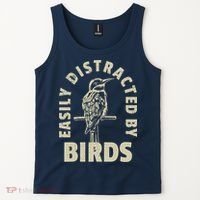 Easily Distracted By Birds Tank Top thumb 2