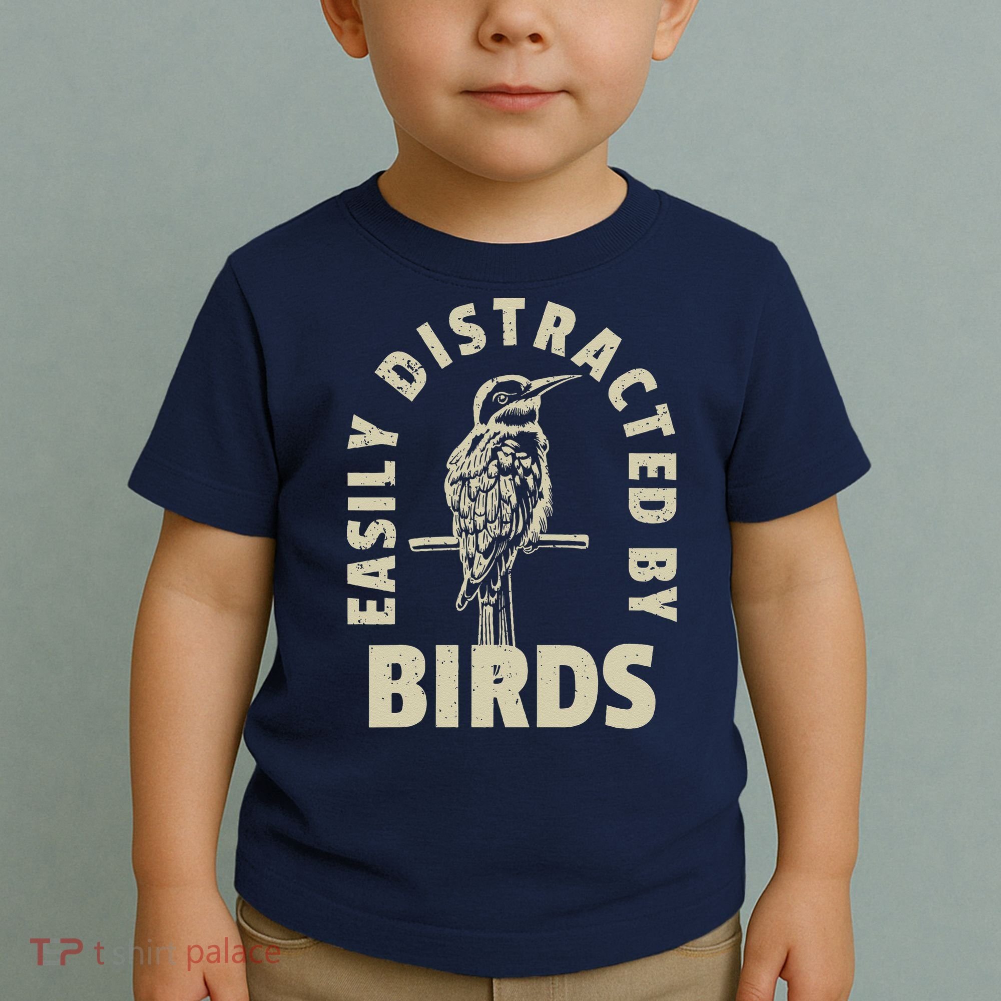 Easily Distracted By Birds Toddler T-Shirt