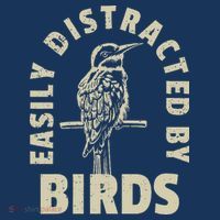 Easily Distracted By Birds Kids T-Shirt thumb 4