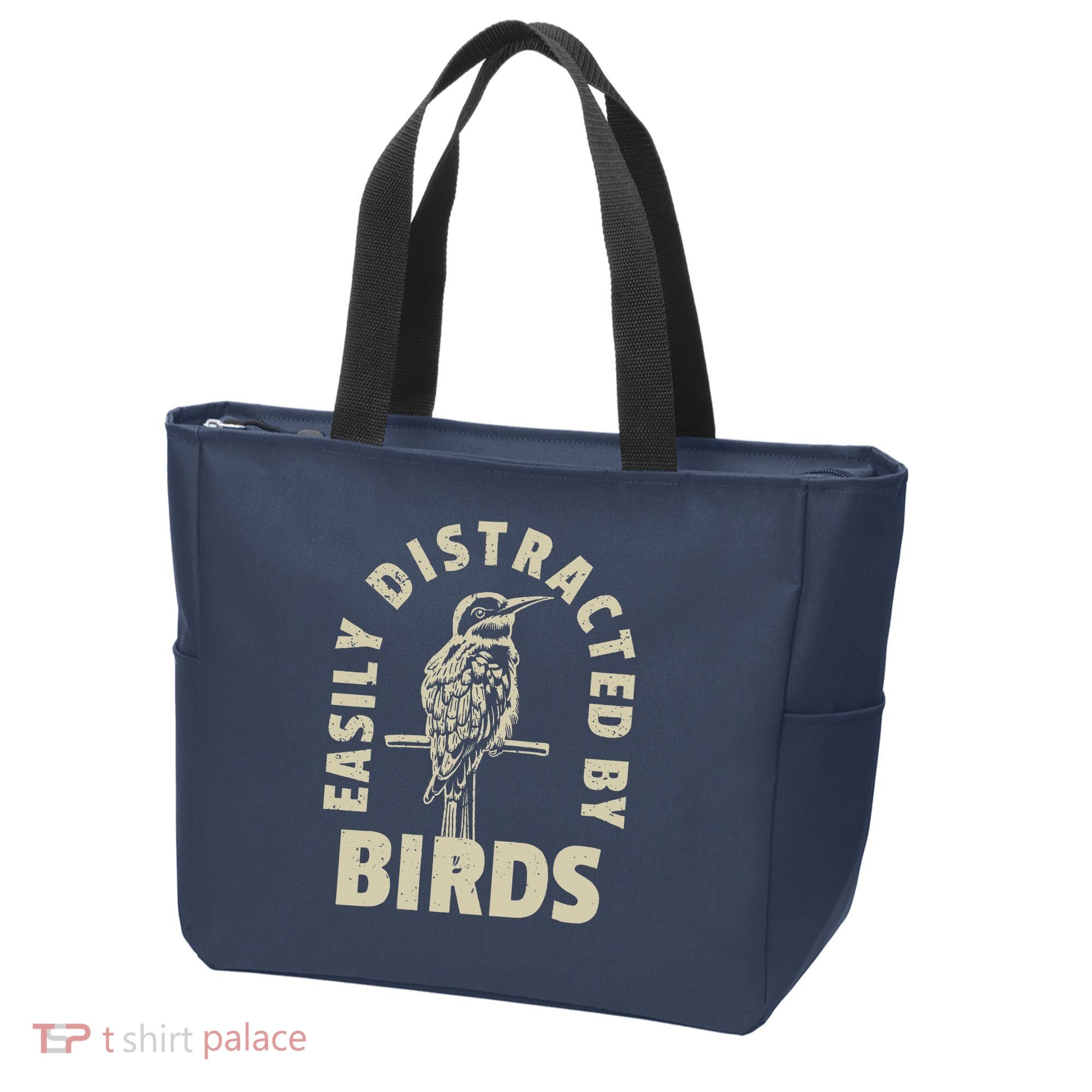 Easily Distracted By Birds Tote Bag
