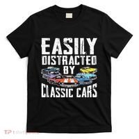 Easily Distracted By Classic Cars T-Shirt thumb 0