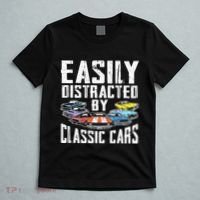 Easily Distracted By Classic Cars T-Shirt thumb 5