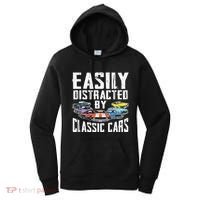 Easily Distracted By Classic Cars Women's Hoodie thumb 0