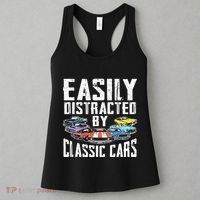 Easily Distracted By Classic Cars Women's Tank Top thumb 3
