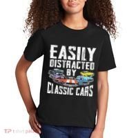 Easily Distracted By Classic Cars Kids T-Shirt thumb 2