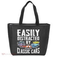 Easily Distracted By Classic Cars Tote Bag thumb 0
