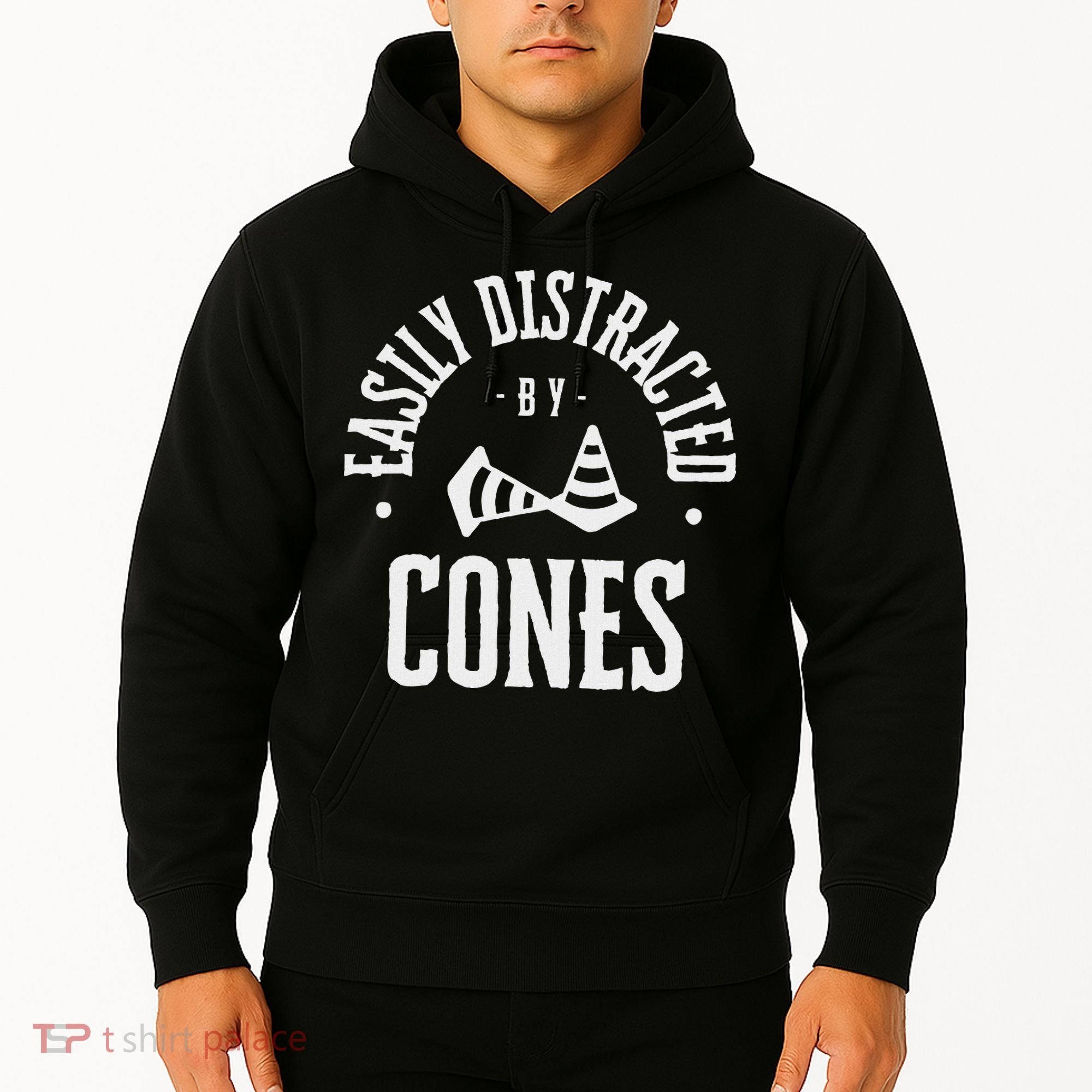 Easily Distracted By Cones – Funny Autox Autocross Racing Hoodie