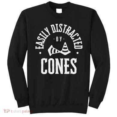 Easily Distracted By Cones – Funny Autox Autocross Racing Sweatshirt