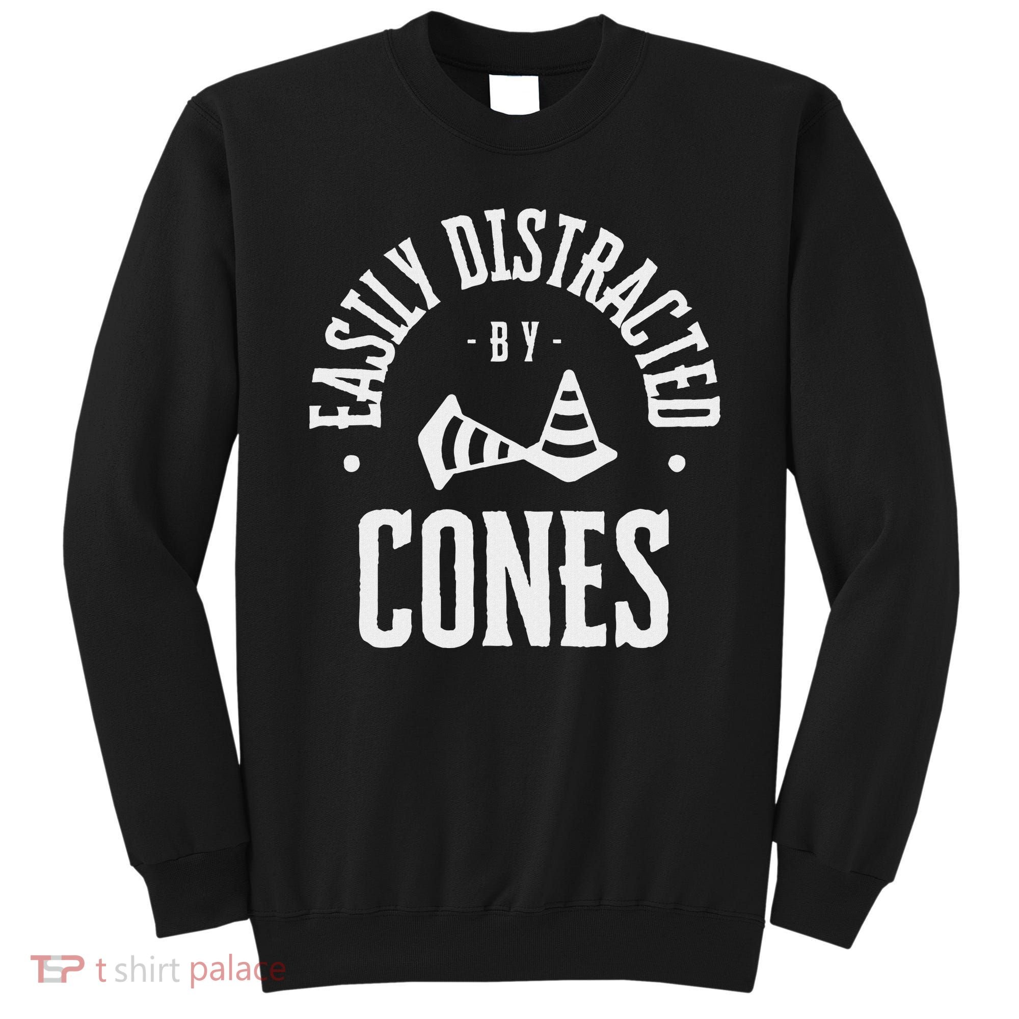 Easily Distracted By Cones – Funny Autox Autocross Racing Sweatshirt