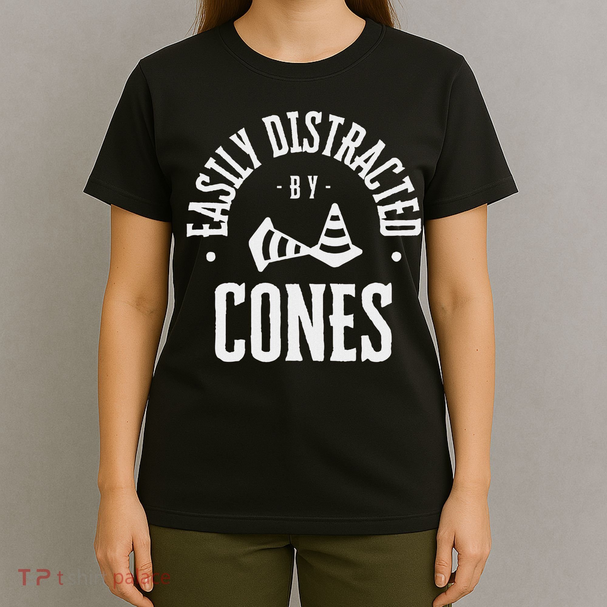 Easily Distracted By Cones – Funny Autox Autocross Racing T-Shirt