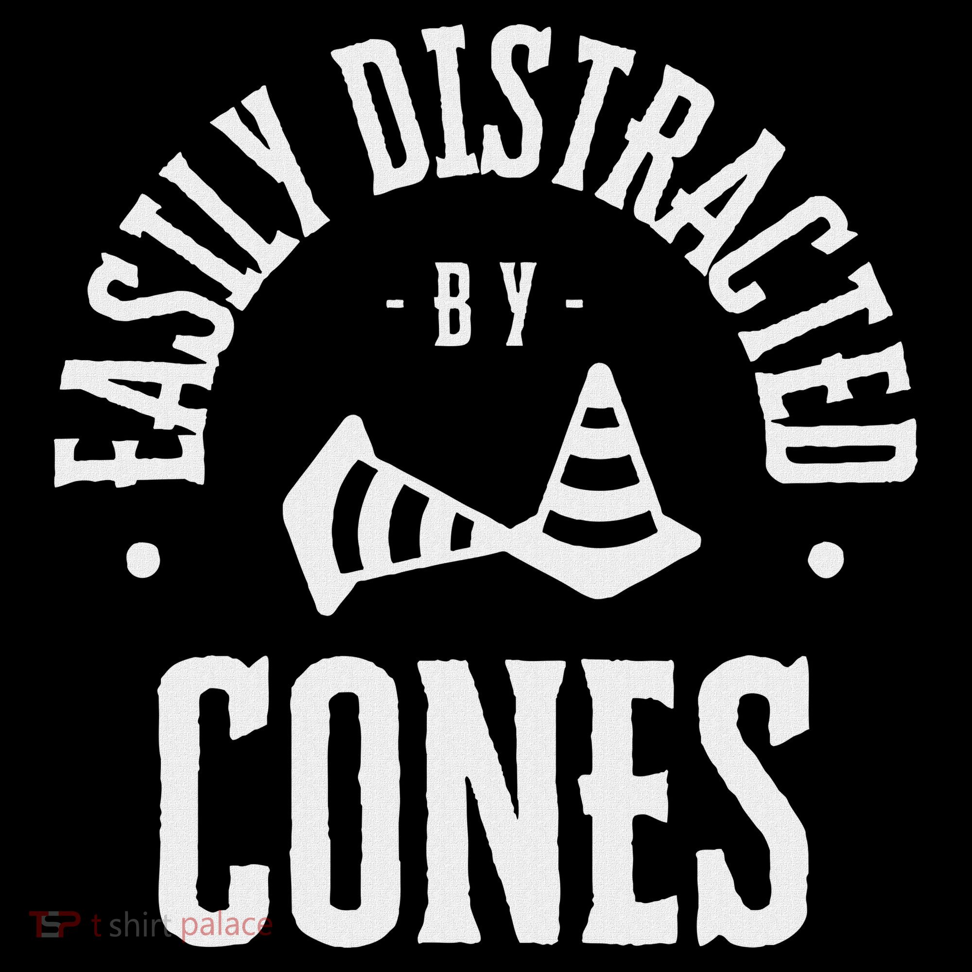 Easily Distracted By Cones – Funny Autox Autocross Racing T-Shirt