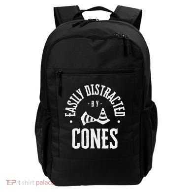 Easily Distracted By Cones – Funny Autox Autocross Racing Backpack