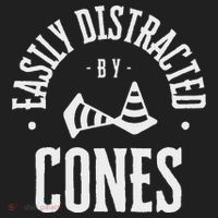 Easily Distracted By Cones – Funny Autox Autocross Racing Hat thumb 2