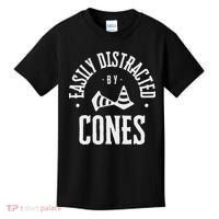 Easily Distracted By Cones – Funny Autox Autocross Racing Kids T-Shirt thumb 0