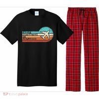 Easily Distracted By Airplanes Funny Pilot Aviation Pajama Set thumb 0